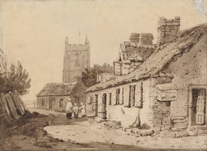 Igreja e casas de campo de Samuel Prout