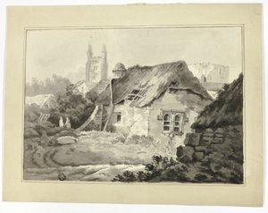 Casas de campo e pináculos de Samuel Prout