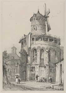 Fac-símiles de esboços feitos na Flandres e na Alemanha: On the Walls, Colônia, 1833. de Samuel Prout