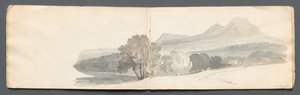 Caderno de rascunhos: Eildon Hills de Samuel Prout