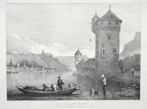 St. Goar e Rheinfels, 1824. de Samuel Prout