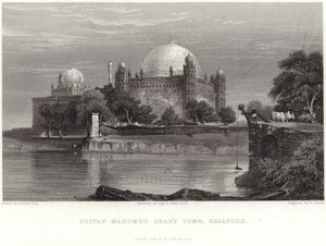 Tumba do sultão Mahomed Shah em Bejapore