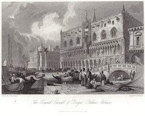 O Grande Canal e o Palácio Ducal de Samuel Prout