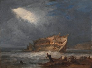 O naufrágio do Dutton, um índio do leste de Samuel Prout