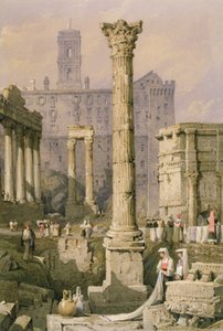 Vista do Fórum, Roma de Samuel Prout