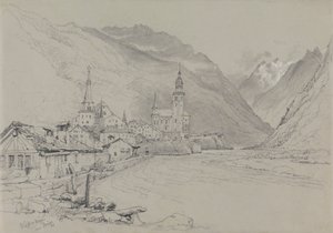 Visp ou Viege, perto de Brigada de Samuel Prout