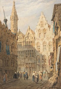 Ypres (aguarela) de Samuel Prout