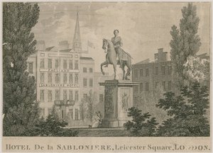 Hotel de Sabloniere, Leicester Square, Londres