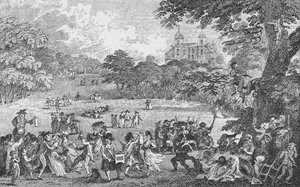 Em Greenwich Park, na Whit Monday, c1802, 1912.