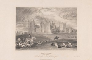 Castelo Raby, Condado de Durham de Samuel Rawle