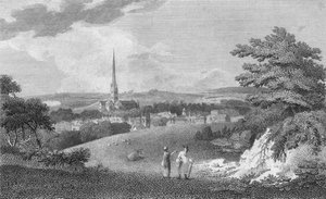 Salisbury, da London Road, 1805