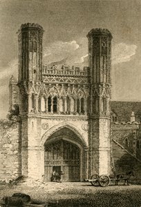 Portão de Santo Agostinho, Canterbury Kent, 1802.