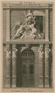 A entrada para Coade e Sealy