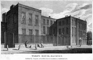 Wards House, Hackney, Londres, 1805. de Samuel Rawle