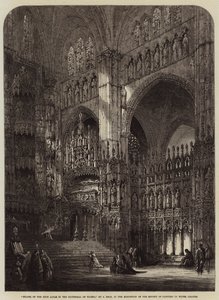 Capela do Altar Alto na Catedral de Toledo de Samuel Read