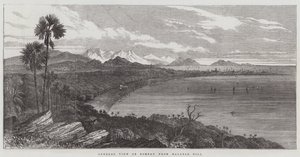 Vista geral de Bombaim, do monte Malabar de Samuel Read