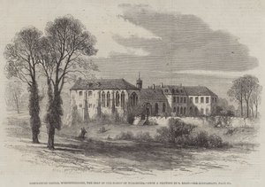 Hartlebury Castle, Worcestershire, a sede do Bispo de Worcester de Samuel Read