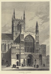 Catedral de Rochester (gravura) de Samuel Read