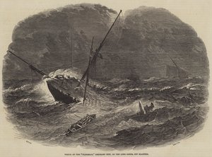Naufrágio do Floridian, Emigrant Ship, na Long Sands, fora de Harwich de Samuel Read