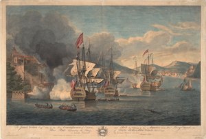 Captura de Porto Bello pelo almirante Edward Vernon em 22 de novembro de 1739