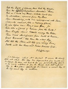 Hino antes do nascer do sol no Vale de Chamouny, impresso pela primeira vez em 1802. de Samuel Taylor Coleridge