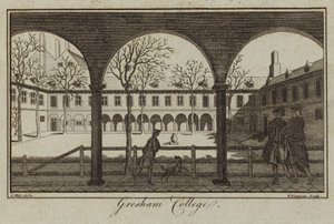 Gresham College, em Londres de Samuel Wale