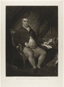 Portret van Charles James Fox
O Honorável Charles James Fox (título sobre o objecto) de Samuel William Reynolds (I)