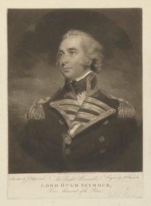 Vice-almirante Lord Hugh Seymour de Samuel William Reynolds