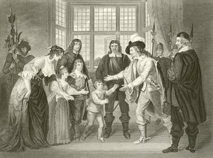 A entrevista de Charles I com seus filhos