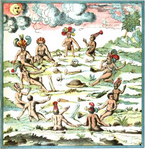 Champlain Índias Ocidentais placa LIX - Narrativa dos índios
