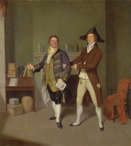 John Quick e John Fawcett em Thomas Moretons A maneira de se casar, 1796