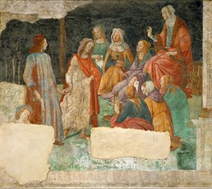 Um Jovem a Ser Apresentado às Sete Artes Liberais de Sandro Botticelli