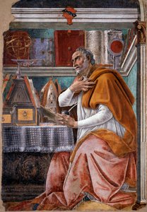 Santo Agostinho (fresco de Sandro Botticelli