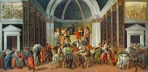 The Story of Virginia, c.1500 (tempera no painel) de Sandro Botticelli
