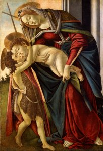 A Madonna e a Criança com o Menino São João c.1490 (tempera)