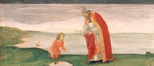 Santo Agostinho e o menino à beira-mar de Sandro Botticelli