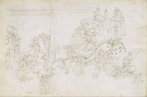 Desenhos para a «Divina Comédia» de Dante (Purgatório 31) de Sandro Botticelli