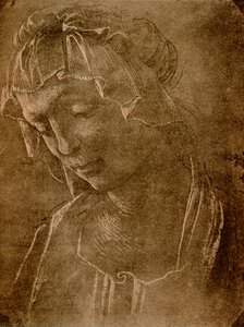 Cabeça feminina de Sandro Botticelli