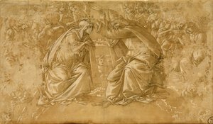 Coroação de Maria de Sandro Botticelli