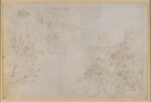 A Divina Comédia, Inferno XXI. Virgílio e Dante no oitavo círculo do Inferno (Malebolge), 5.ª Bolgia: Castigo dos corruptos no exercício de cargos públicos; A escolta dos demónios de Sandro Botticelli