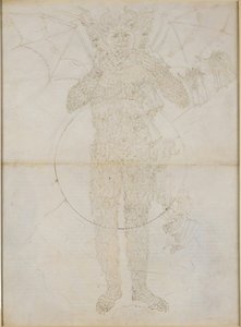 A Divina Comédia, Inferno XXXIV (2). O centro do Inferno: Lúcifer em toda a sua estatura (o Grande Satanás); Adeus ao Inferno de Sandro Botticelli