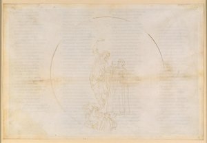 A Divina Comédia, Paraíso XIV. Quarta esfera planetária (céu solar): Salomão fala a Dante sobre a transfiguração do corpo após a ressurreição; subida à esfera de Marte; visão de Cristo de Sandro Botticelli