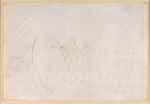 A Divina Comédia, Paraíso XI. Quarta esfera planetária (céu solar): Tomás de Aquino elogia, perante Dante, a obra de Francisco de Assis e lamenta a secularização da sua própria ordem, a dos dominicanos de Sandro Botticelli