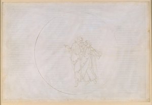 A Divina Comédia, Paraíso XV. Quinta esfera planetária (Céu de Marte): Cacciaguida, antepassado da família Alighieri, fala a Dante sobre os seus antepassados na antiga Florença de Sandro Botticelli