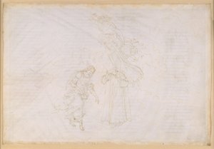A Divina Comédia, Paraíso XXVII. Oitava Esfera (Céu das Estrelas Fixas): São Pedro profere um sermão de repreensão contra o papado corrupto; subida ao Céu de Cristal, o Primum Mobile de Sandro Botticelli