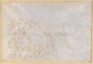 A Divina Comédia, Paraíso XXX. O caminho para o Empíreo: Dante e Beatrice no feixe de luz de Sandro Botticelli