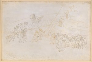 A Divina Comédia, Purgatório III. Pré-Purgatório (Anel das Ilhas): Penitência dos falecidos em excomunhão; Conversa com Manfred de Hohenstaufen de Sandro Botticelli