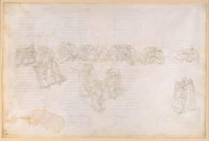 A Divina Comédia, Purgatório XIII. Segundo Anel do Purgatório: Penitência pela inveja e pela alegria alheia; Conversa com Sapia Salvani de Sandro Botticelli