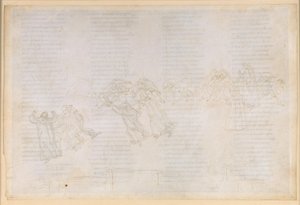 A Divina Comédia, Purgatório XIV. Segundo Anel do Purgatório: penitência pela inveja e pela alegria alheia; conversa entre Guido del Duca e Rinieri da Calboli de Sandro Botticelli