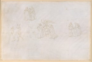 A Divina Comédia, Purgatório XVII. Ascensão ao quarto círculo do Purgatório: Virgílio explica o Purgatório a Dante de Sandro Botticelli